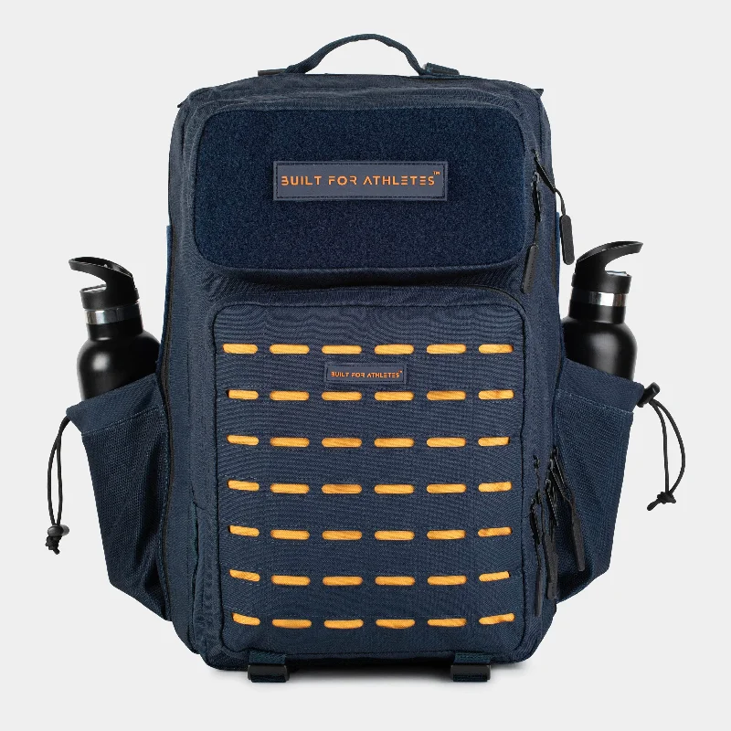 Large Navy & Orange Gym Backpack