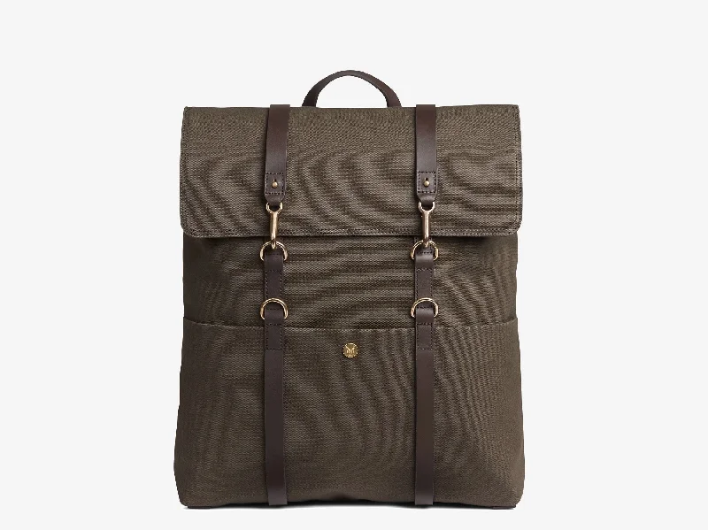 M/S Backpack – Army/Dark Brown