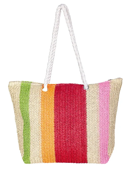 Beach Bag | Multicolour Stripe | 0553A1