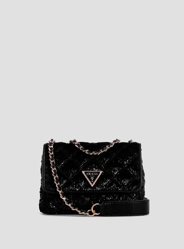 Black Giully Mini Crossbody Strap