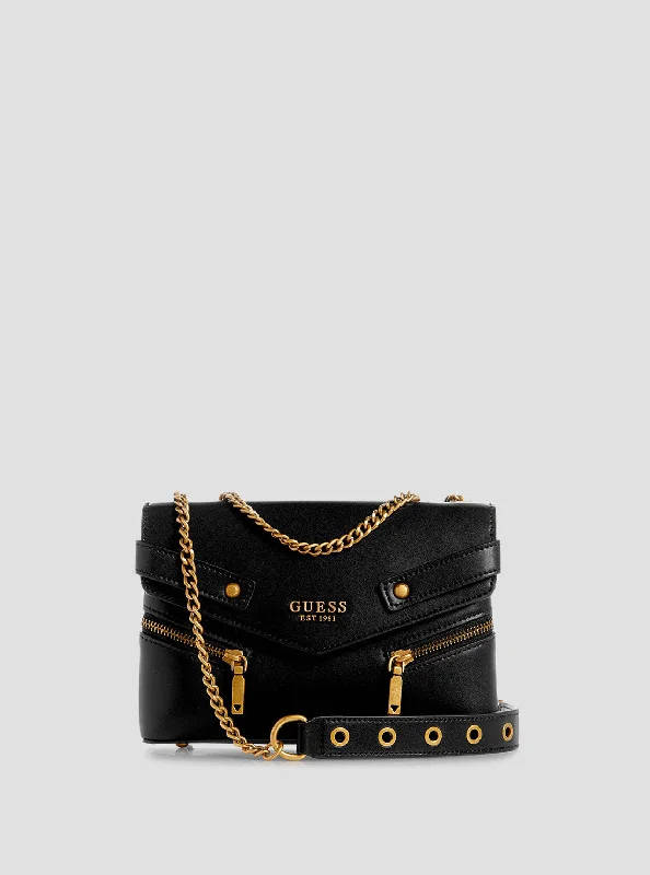 Black Trissa Crossbody Bag