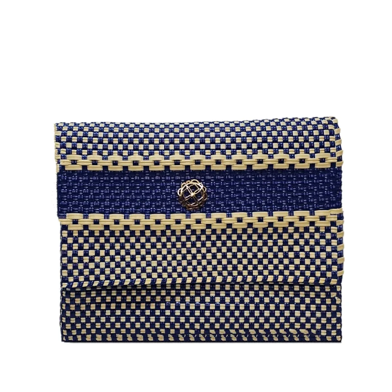 Crossbody Blue Beige Striped