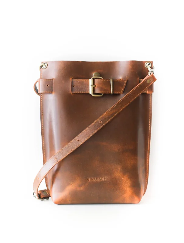 Coffee Brown Standard Leather Bag