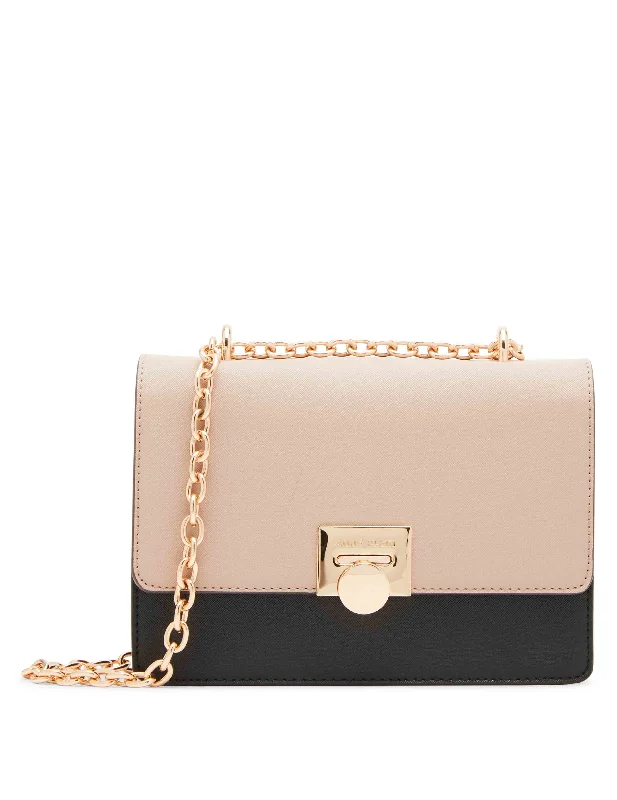 Convertible Flap Shoulder Bag with Flip lock