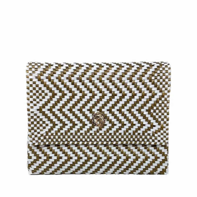 Crossbody Gold Chevron