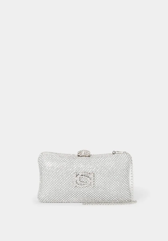 Dianna Hardshell Diamond Clutch