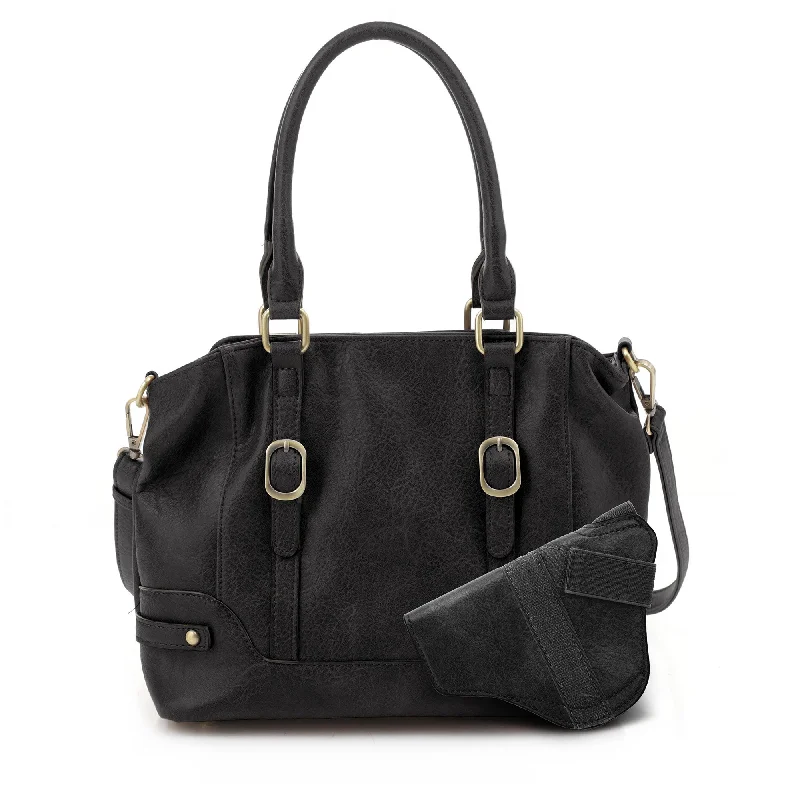 Elena Concealed Carry Lock and Key Satchel