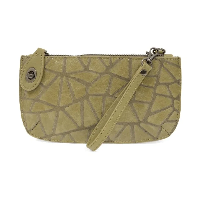 Geo Print Crossbody Wristlet by Joy Susan L8077