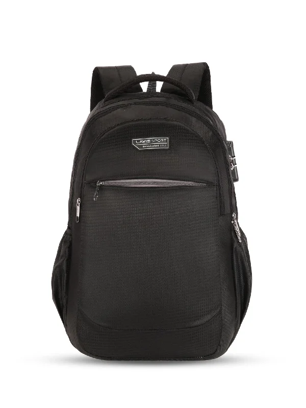 Lavie Sport Graphene 32L Laptop Backpack For Men & Women Black