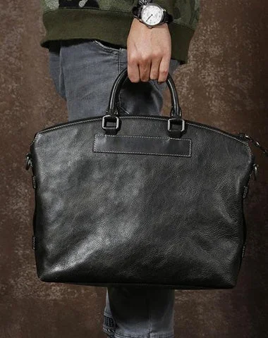 Cool Leather Mens Briefcase Work Bags Business Bag Laptop Bag for men