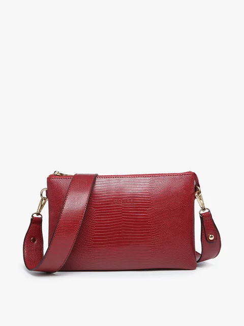 Izzy Crossbody - Lizard Red