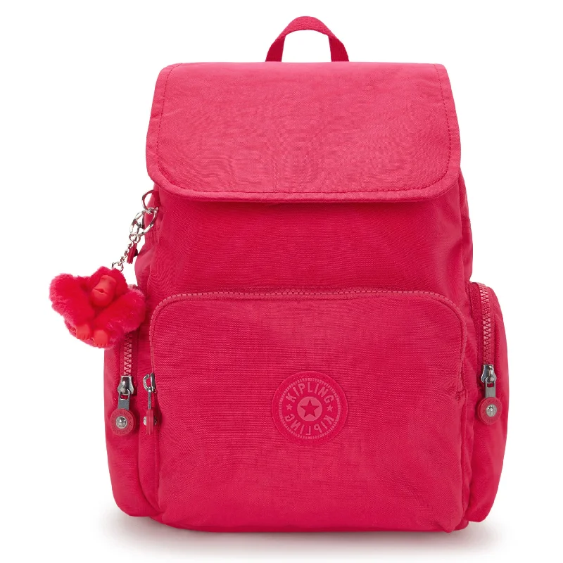 Kipling City Zip Small  Backpack Confetti Pink