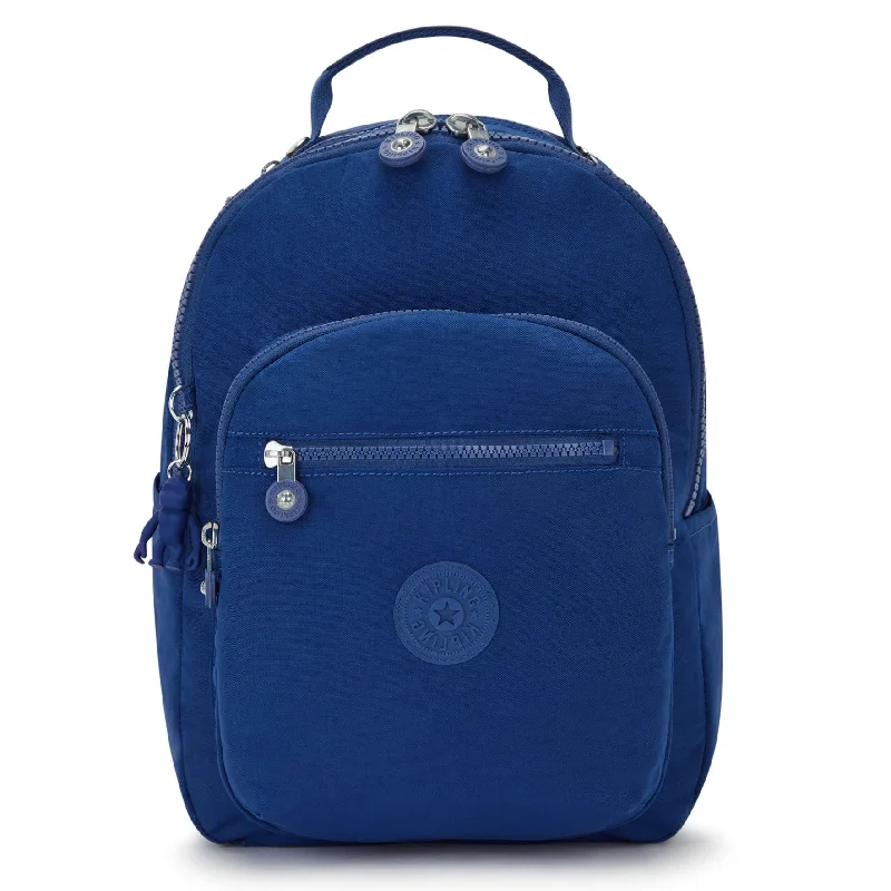 Kipling Seoul Small  Nylon Tablet Backpack Deep Sky Blue