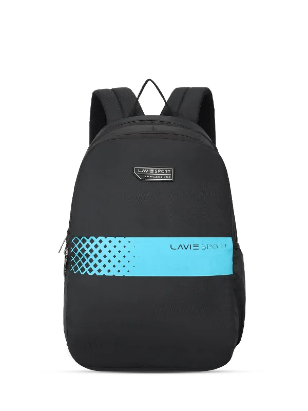 Lavie Sport Speedo 23L College Backpack For Boys & Girls|Men & Women Black