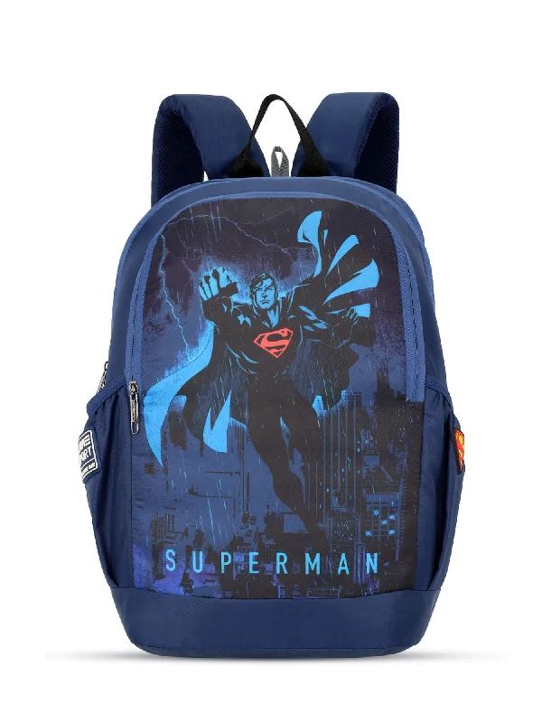 Lavie Sport Superman Krypton 33L College Laptop Backpack For Boys & Girls Navy