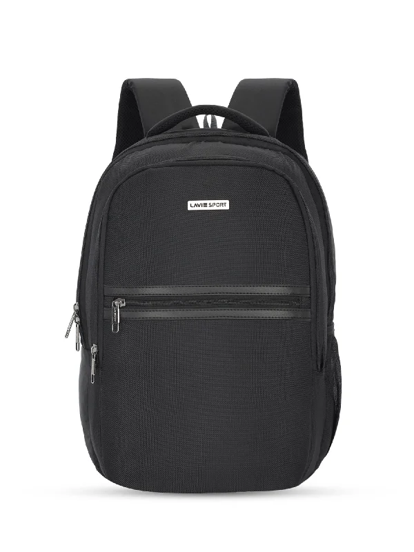 Lavie Sport Prime 36L Laptop Backpack For Men & Women Black