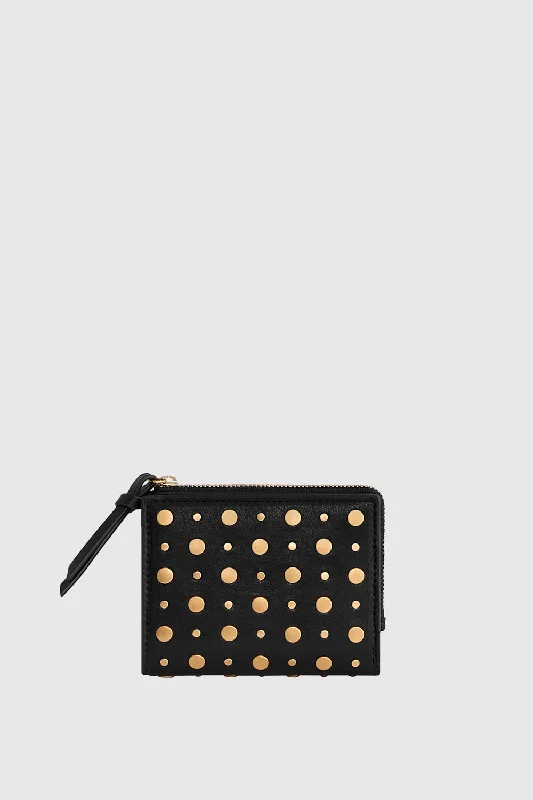 Megan Slim Wallet With Studs