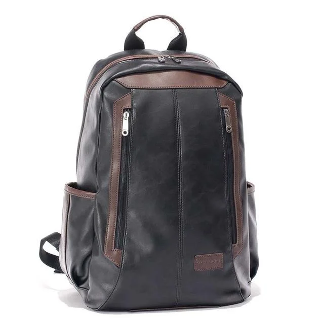 Men's Patent Leather Daily Backpacks