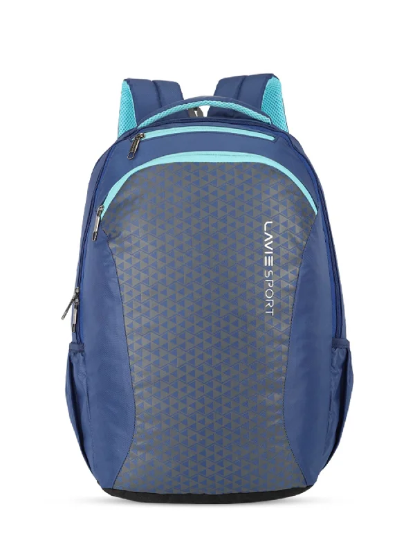 Lavie Sport Rapid 36 Litres Laptop Backpack For Men And Women | College Bags For Boys Navy