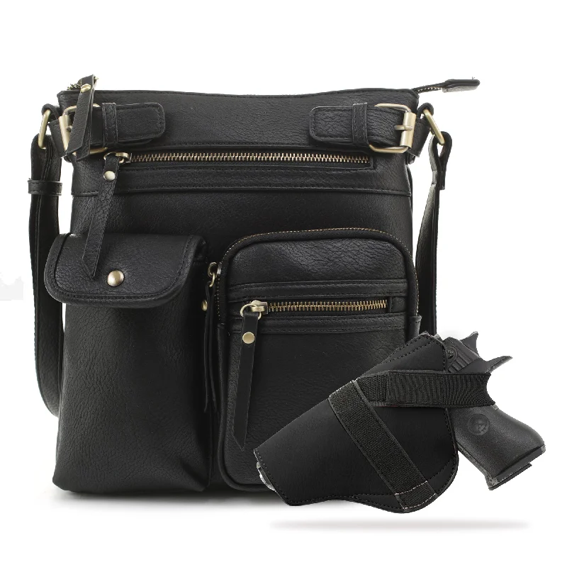 Shelby Concealed Carry Lock and Key Crossbody