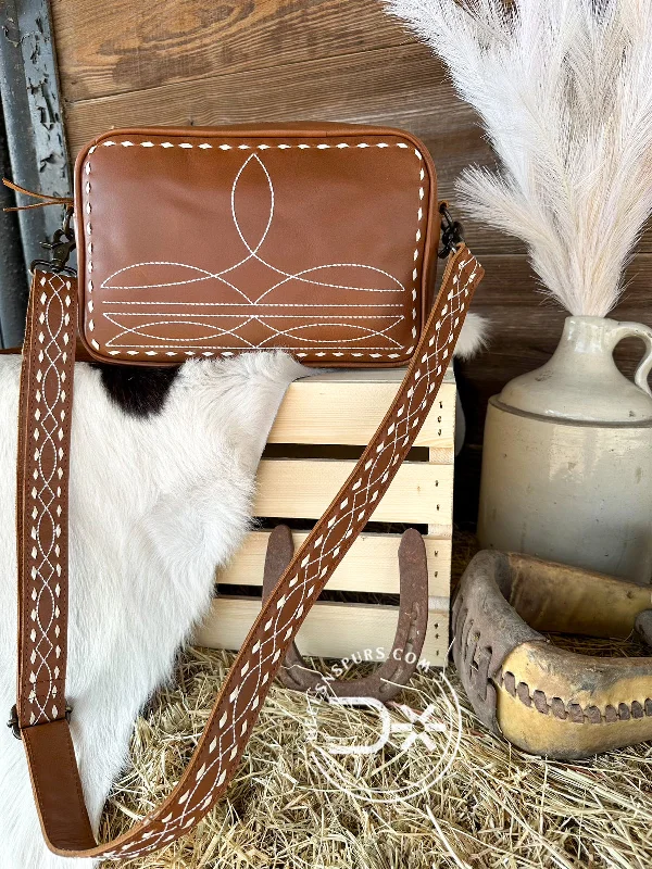 The Ranch Wife’s Boot Stitched Crossbody