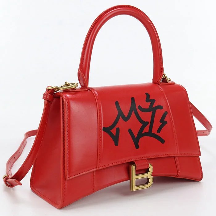 BALENCIAGA 593546 Small bag 2WAY handbag Shoulder leather red Women